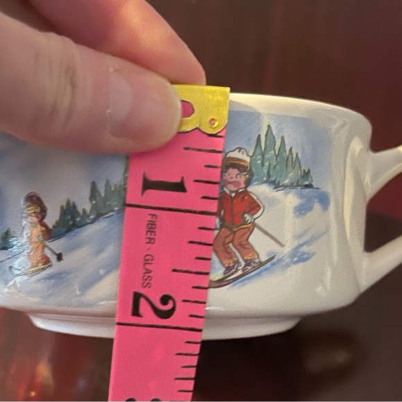Campbell’s Soup Handled Soup Bowl Skiers - Picture 10 of 10
